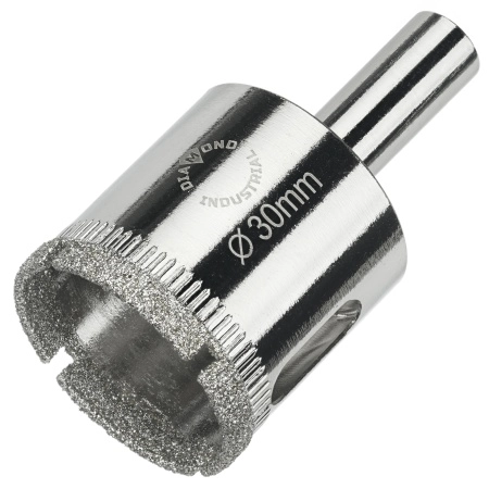 Алмазная коронка по керамике, плитке и стеклу 30 мм Diamond Industrial