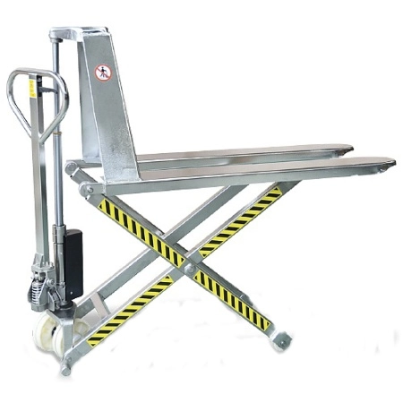 фото гальваническая тележка с ножничным подъемом oxlift oxh-10gal