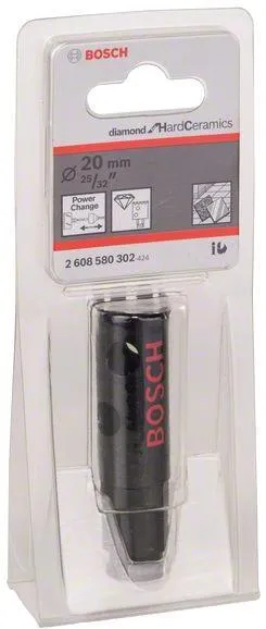 Коронка алмазная BOSCH Ф20х51мм резьба под адаптер (DIAMOND FOR HARD CERAMICS 2608580302)